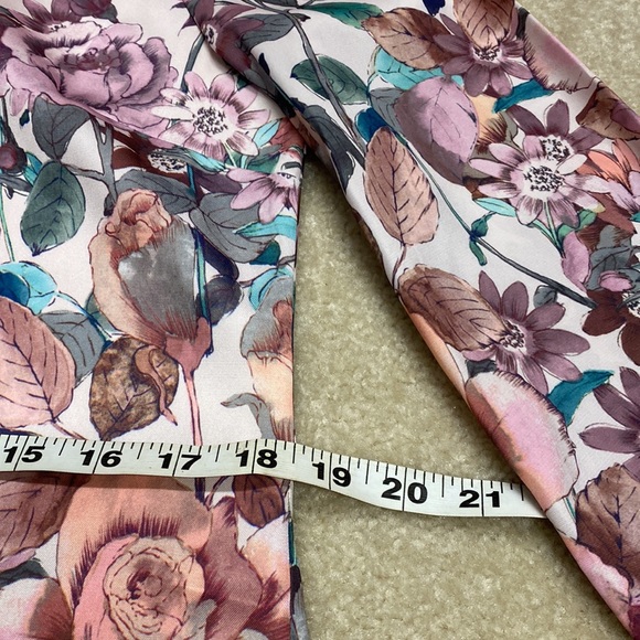 346 Brooks Brothers Pink Floral Long Sleeve Dress see photos as description EUC - Picture 11 of 17